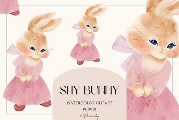 Watercolor Shy Bunny: Editorial Illustrations Review